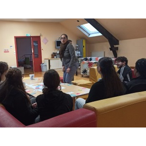 Manuella Bougeard de l'Espace Jeunes de Pont-de-Buis