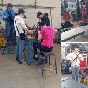 Liza Le Tonquer à l'atelier